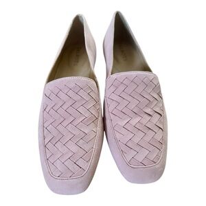 Talbots Elegant Pink Woven Loafers 8.5M